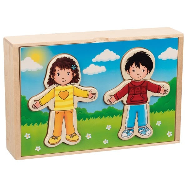Anziehpuzzle 36-teilig aus Holz goki 57475