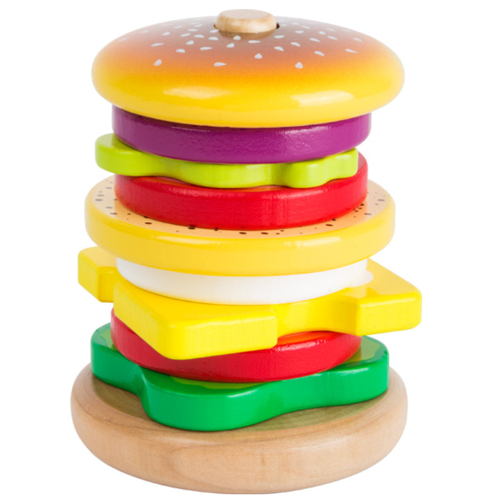 small foot – Stapelhamburger – den leckeren Hamburger zum Stapeln für eine Spielküche bei Timardo online kaufen!