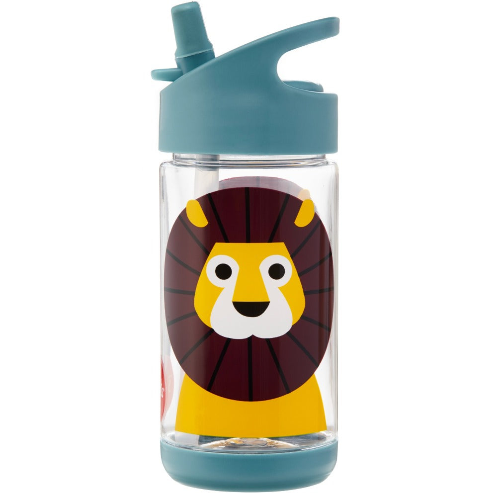 3 sprouts - Trinkflasche Löwe - die blaue Trinkflasche mit dem Löwen-Motiv bei Timardo online kaufen!