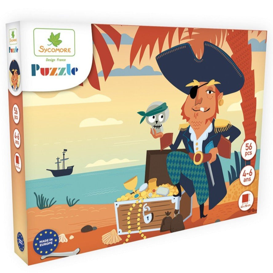 Sycomore - Puzzle Pirate 56 Teile - Kinderpuzzle "Pirate" bei Timardo online kaufen! 