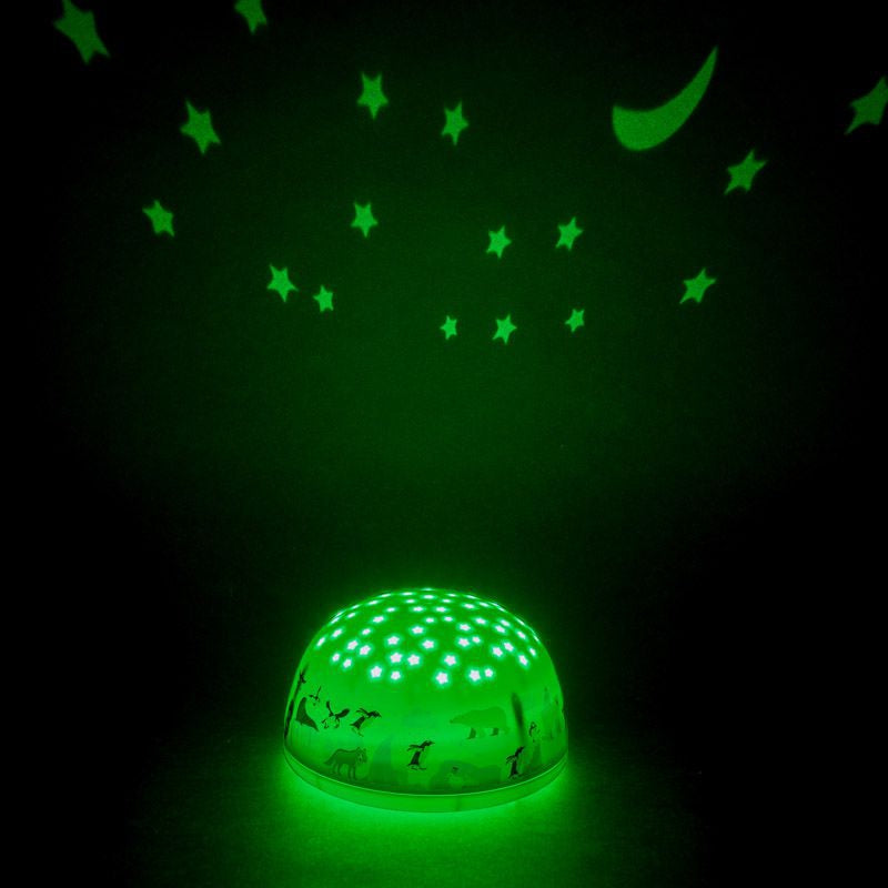 Nachtlicht Sternenhimmel Projektor mit Spieluhr Polarmeer Olala Boutique