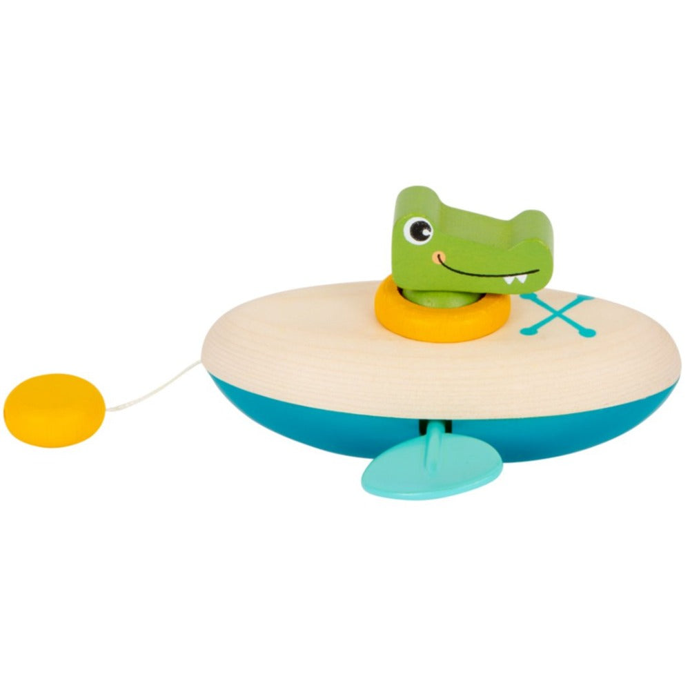 Wasserspielzeug Aufzieh-Kanu Krokodil small foot