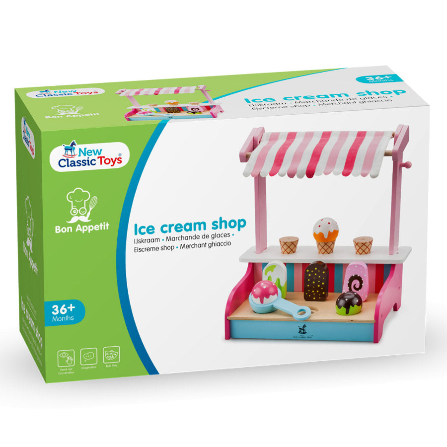 Eiscreme Shop Kinderküche aus Holz von New Classic Toys