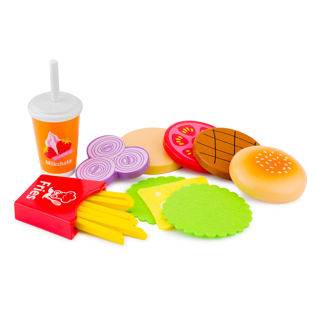 Fast Food Set Spielküche New Classic Toys