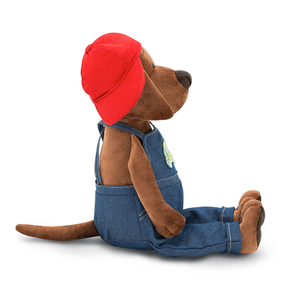 Kuscheltier Hund mit roter Mütze Cookie the Dog Orange Toys