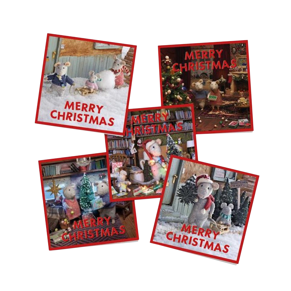Weihnachtskarten für Kinder Set von Das Mäusehaus