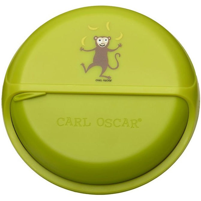 SnackDISC™ Lunchbox mit 5 Fächern 15cm in Lime von Carl Oscar