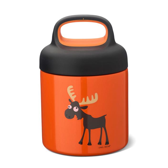 Thermobehälter für Kinder 0,3 Liter Fassungsvermögen zum warm und kalt halten von Essen in Orange von Carl Oscar