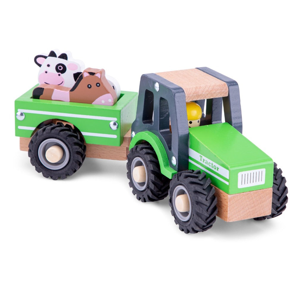 Traktor mit Anhänger und Tieren New Classic Toys