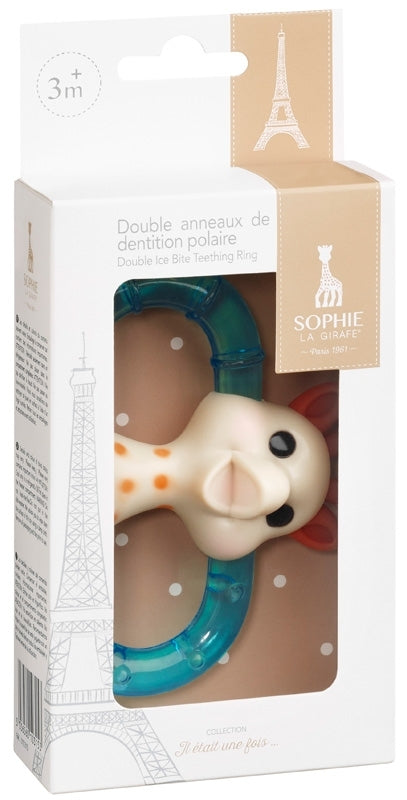 sophie la girafe® - Doppelter Polarbeißring - Naturkautschuk - den weißen Beißring für Babys jetzt bei Timardo online kaufen!