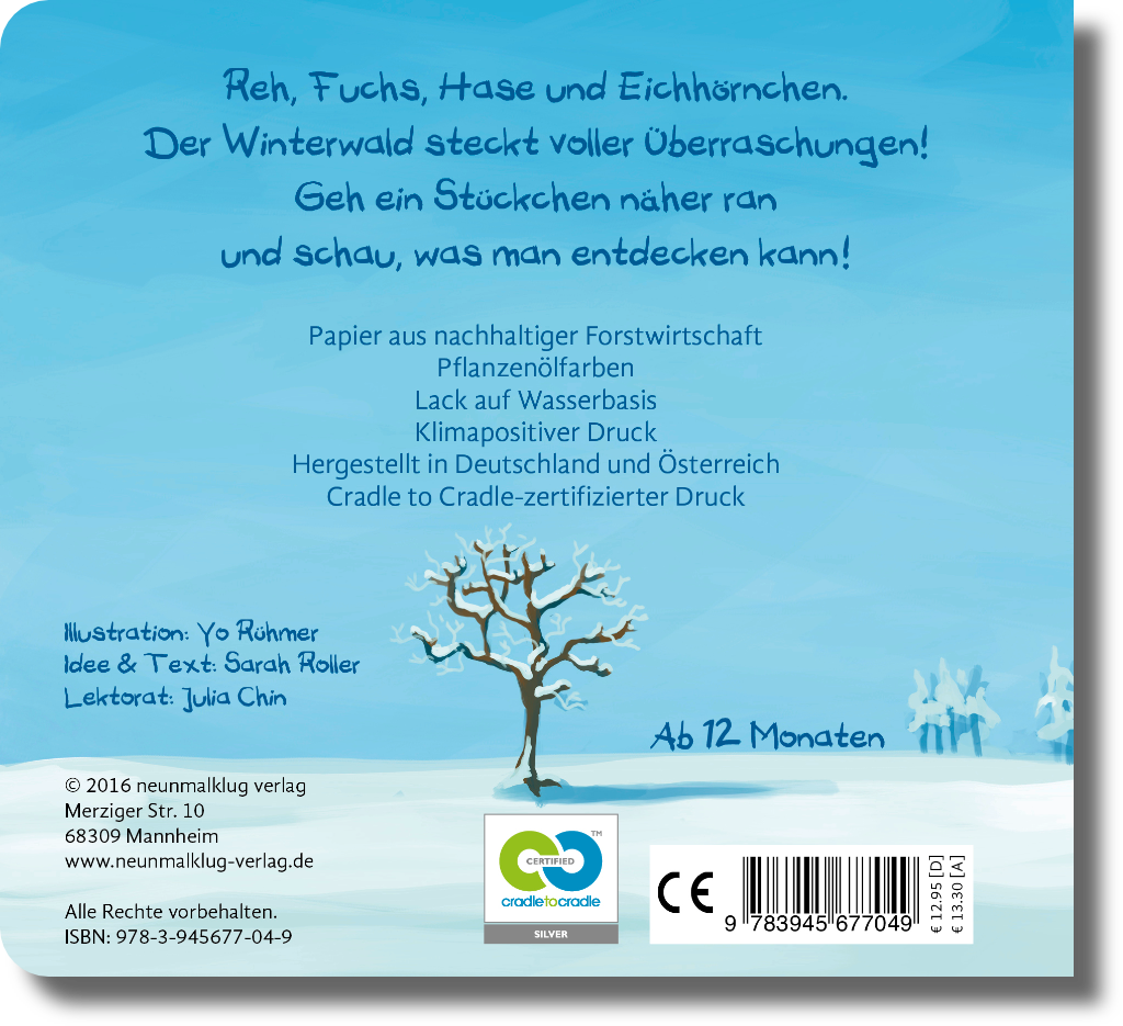 Pappbilderbuch Komm, wir gehen näher ran! Der Winterwald – Bilderbuch für Kinder bei Timardo online kaufen! 