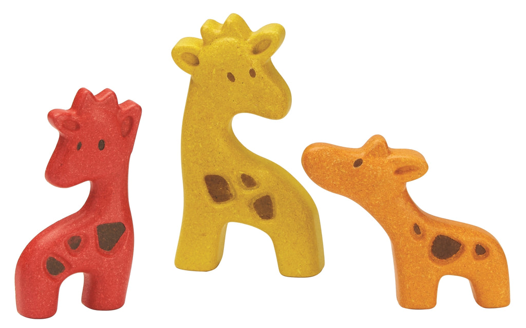 Puzzle Giraffen - Viel Spaß mit dem Giraffen Steckpuzzle von PlanToys! Kinder können es als Puzzle benutzen, aber auch mit den Figuren spielen, um die Fantasie zu fördern. 