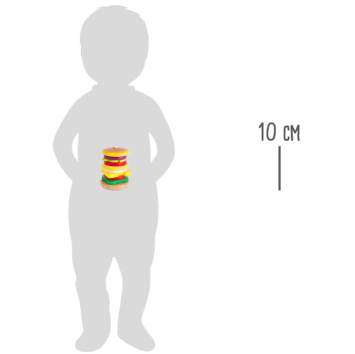 small foot – Stapelhamburger – den leckeren Hamburger zum Stapeln für eine Spielküche bei Timardo online kaufen!