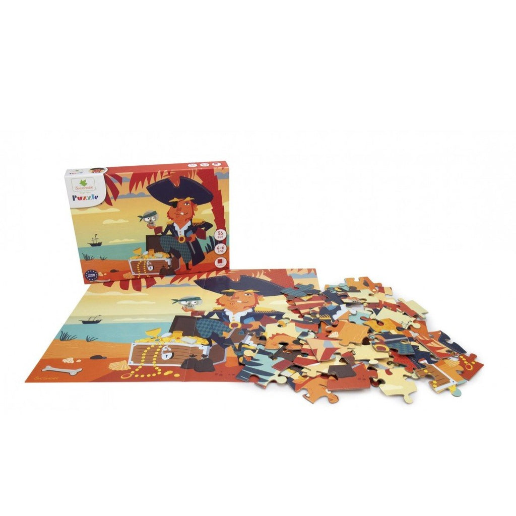 Sycomore - Puzzle Pirate 56 Teile - Kinderpuzzle "Pirate" bei Timardo online kaufen! 