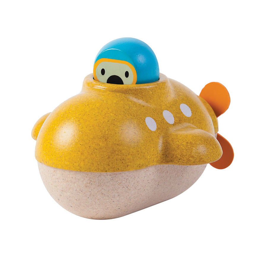 Wasserspielzeug - U-Boot Badespielzeug von PlanToys -Das U-Boot von PlanToys sorgt für riesen Spaß im Wasser. Das perfekte Spielzeug für die Badewanne oder einen Tag am See!